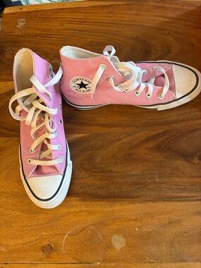 Converse Pink High-Top Canvas Sneakers